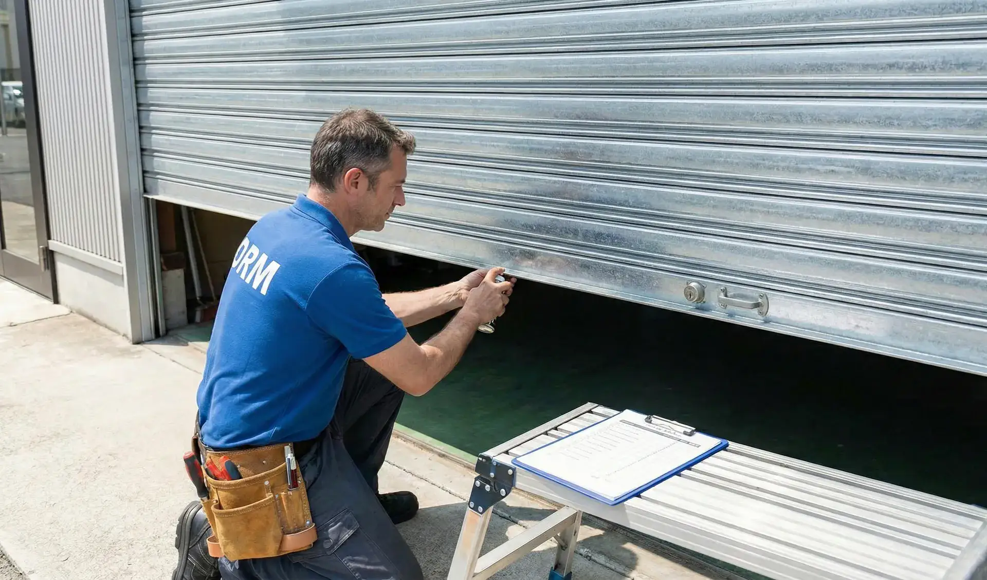 Entretien biannuel premium rideau metallique Corbeil-Essonnes